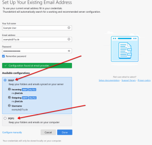 Choose your perferred protocol